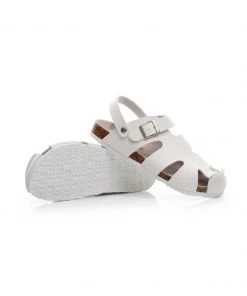 GLF Maibulun | White Cut Out Slingback Sandal New In Shoes