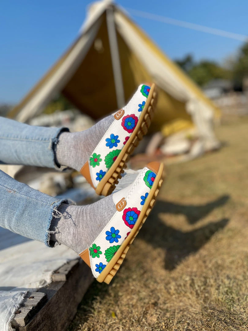 ATC Floral Print-Accent Leather Loafers - MAMA LOVE 24 ATC Floral Print-Accent Leather Loafers - MAMA LOVE