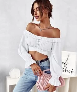 DY HENIE BOW TOP - WHITE