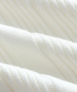 MY Smaibulun Doll | TAMIA Bell Cuff Knit Shirt Jacket - White