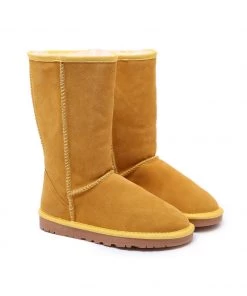 XH SMAIBULUN UGG™ | Signature Faux Fur-Lined Suede Mid-Length Boots