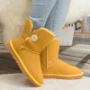 XH SMAIBULUN UGG™ | Faux Fur-Lined Classic Side Button Suede Boot New In Shoes