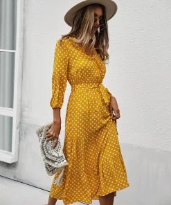 DY ALECTA MIDI DRESS - HONEY NEW ARRIVALS