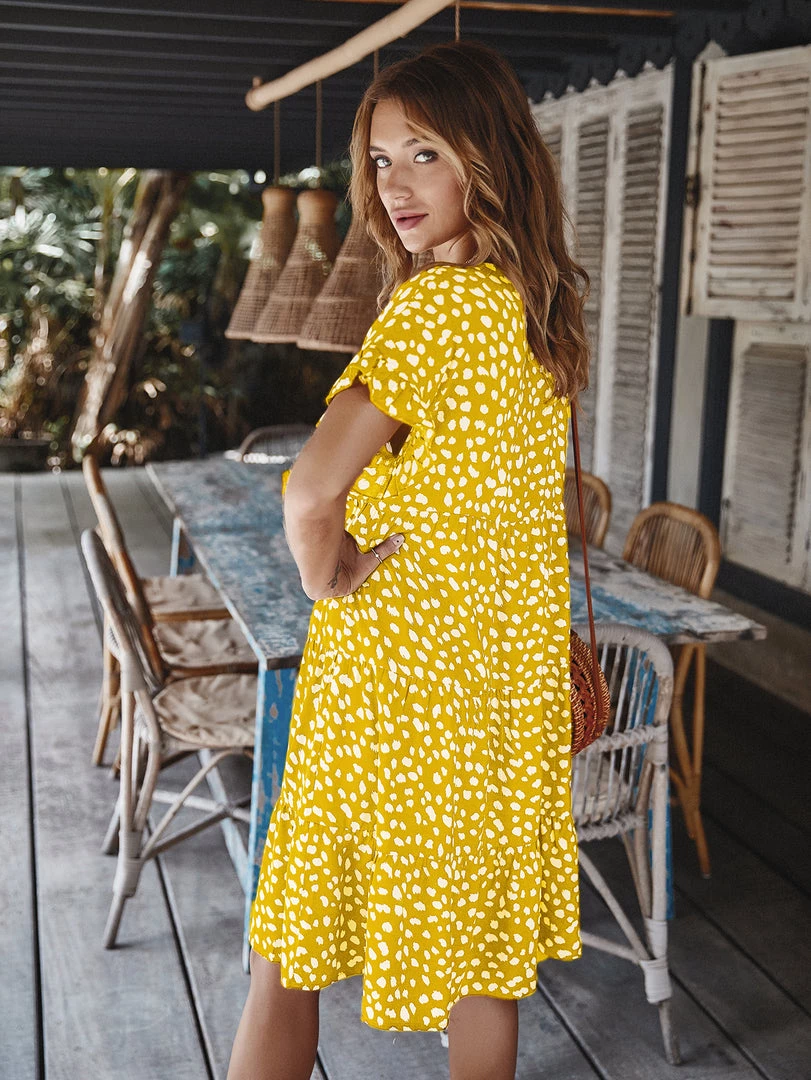 DY New In Clothing BRONWYN DRESS - LEMON PRINT 3 DY New In Clothing BRONWYN DRESS - LEMON PRINT