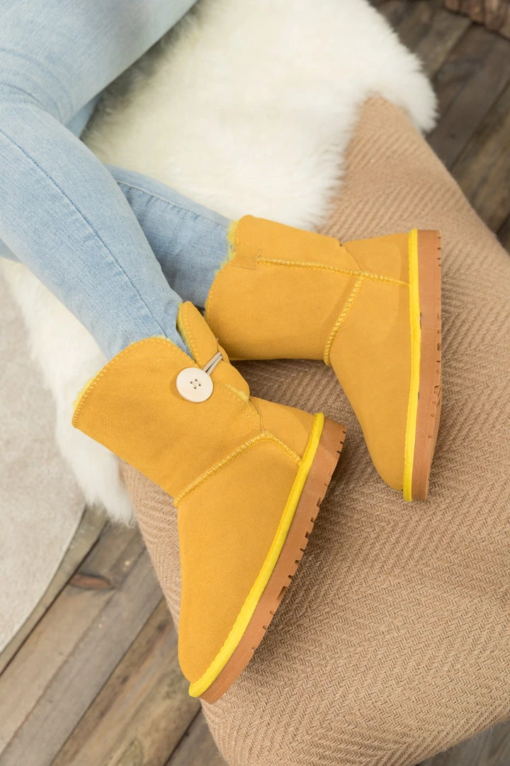 XH SMAIBULUN UGG™ | Faux Fur-Lined Classic Side Button Suede Boot New In Shoes 3 XH SMAIBULUN UGG™ | Faux Fur-Lined Classic Side Button Suede Boot New In Shoes