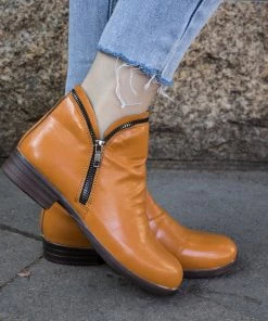 YL New In Shoes En Bloom | Zip Trim Ruched Ankle Boot