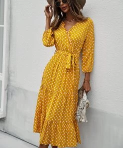 DY ALECTA MIDI DRESS - HONEY NEW ARRIVALS