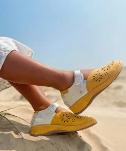 HYHE Tie-Dye Strap Perforated Mary Jane Sandal - En Bloom S/S 2022