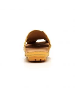 GLF Maibulun | Massage Sole Cut-Out Genuine Leather Mule - Yellow 11 GLF Maibulun | Massage Sole Cut-Out Genuine Leather Mule - Yellow