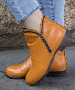 YL New In Shoes En Bloom | Zip Trim Ruched Ankle Boot