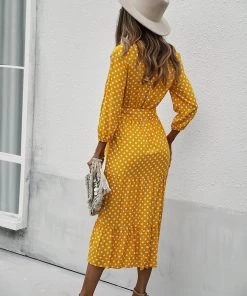 DY ALECTA MIDI DRESS - HONEY NEW ARRIVALS