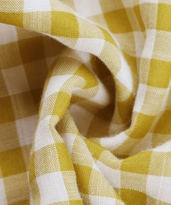 DY ROSENDA GINGHAM TOP - YELLOW NEW ARRIVALS