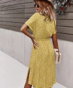 DY New In Clothing LORRIE SHIRT MIDI DRESS - YELLOW 11 DY New In Clothing LORRIE SHIRT MIDI DRESS - YELLOW