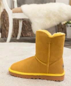 XH SMAIBULUN UGG™ | Faux Fur-Lined Classic Side Button Suede Boot New In Shoes 26 XH SMAIBULUN UGG™ | Faux Fur-Lined Classic Side Button Suede Boot New In Shoes