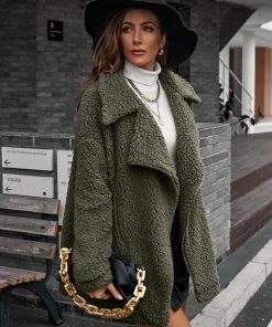 YBL Smaibulun | Black Asymmetrical Zip-Front Fleece Jacket 24 YBL Smaibulun | Black Asymmetrical Zip-Front Fleece Jacket