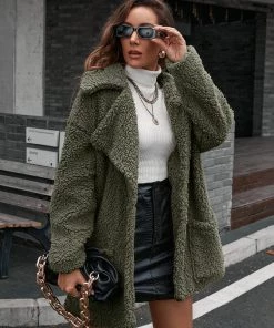 YBL Smaibulun | Single-Breasted Fleece Coat New In Clothing 24 YBL Smaibulun | Single-Breasted Fleece Coat New In Clothing