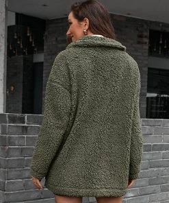 YBL Smaibulun | Black Asymmetrical Zip-Front Fleece Jacket 27 YBL Smaibulun | Black Asymmetrical Zip-Front Fleece Jacket