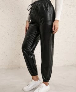 YBL Smaibulun | Faux Leather High-Waist Pants 25 YBL Smaibulun | Faux Leather High-Waist Pants