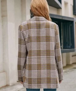 YBL New In Clothing Smaibulun | Plaid Double-Breasted Blazer 19 YBL New In Clothing Smaibulun | Plaid Double-Breasted Blazer