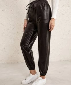 YBL Smaibulun | Faux Leather High-Waist Pants 29 YBL Smaibulun | Faux Leather High-Waist Pants
