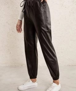 YBL Smaibulun | Faux Leather High-Waist Pants 30 YBL Smaibulun | Faux Leather High-Waist Pants