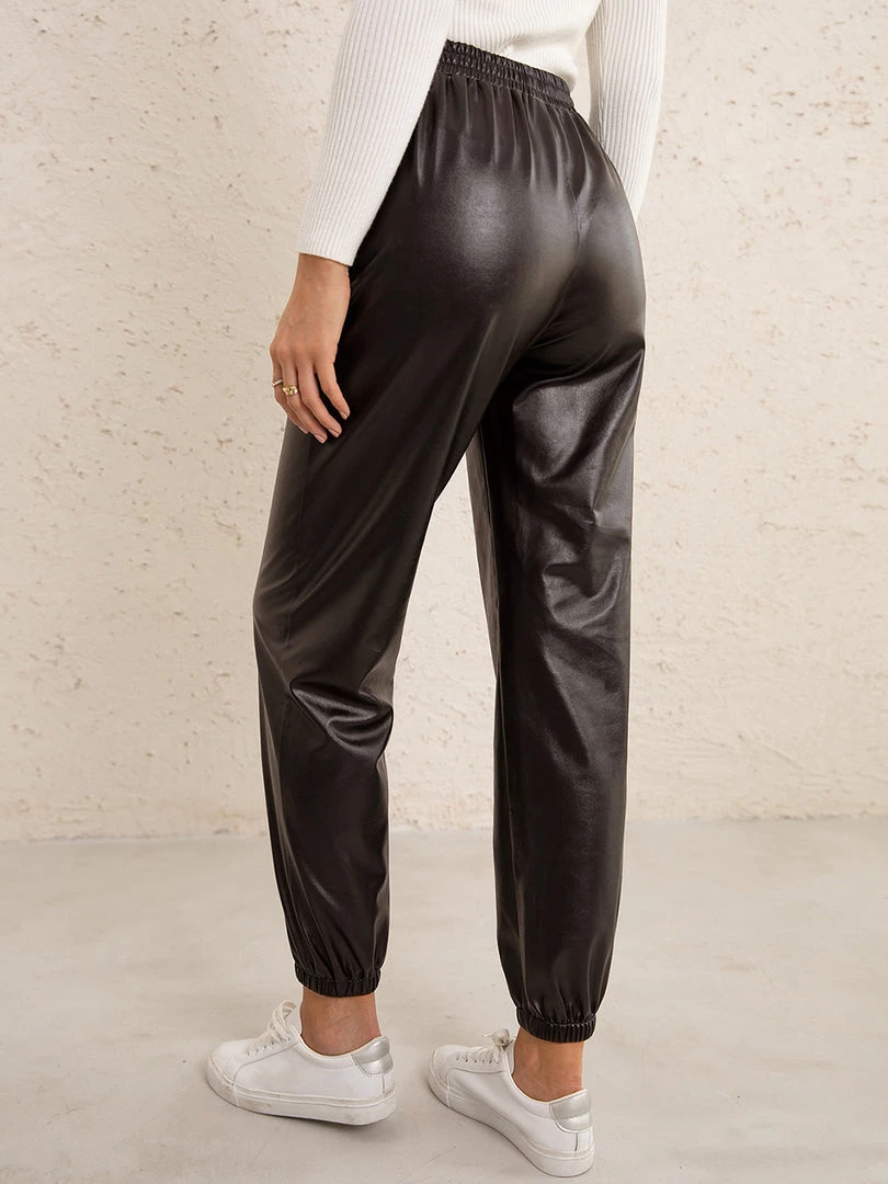YBL Smaibulun | Faux Leather High-Waist Pants 16 YBL Smaibulun | Faux Leather High-Waist Pants