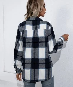 YBL New In Clothing Smaibulun | Plaid Double-Pocket Button-Up Shirt 16 YBL New In Clothing Smaibulun | Plaid Double-Pocket Button-Up Shirt