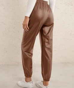 YBL Smaibulun | Faux Leather High-Waist Pants 19 YBL Smaibulun | Faux Leather High-Waist Pants
